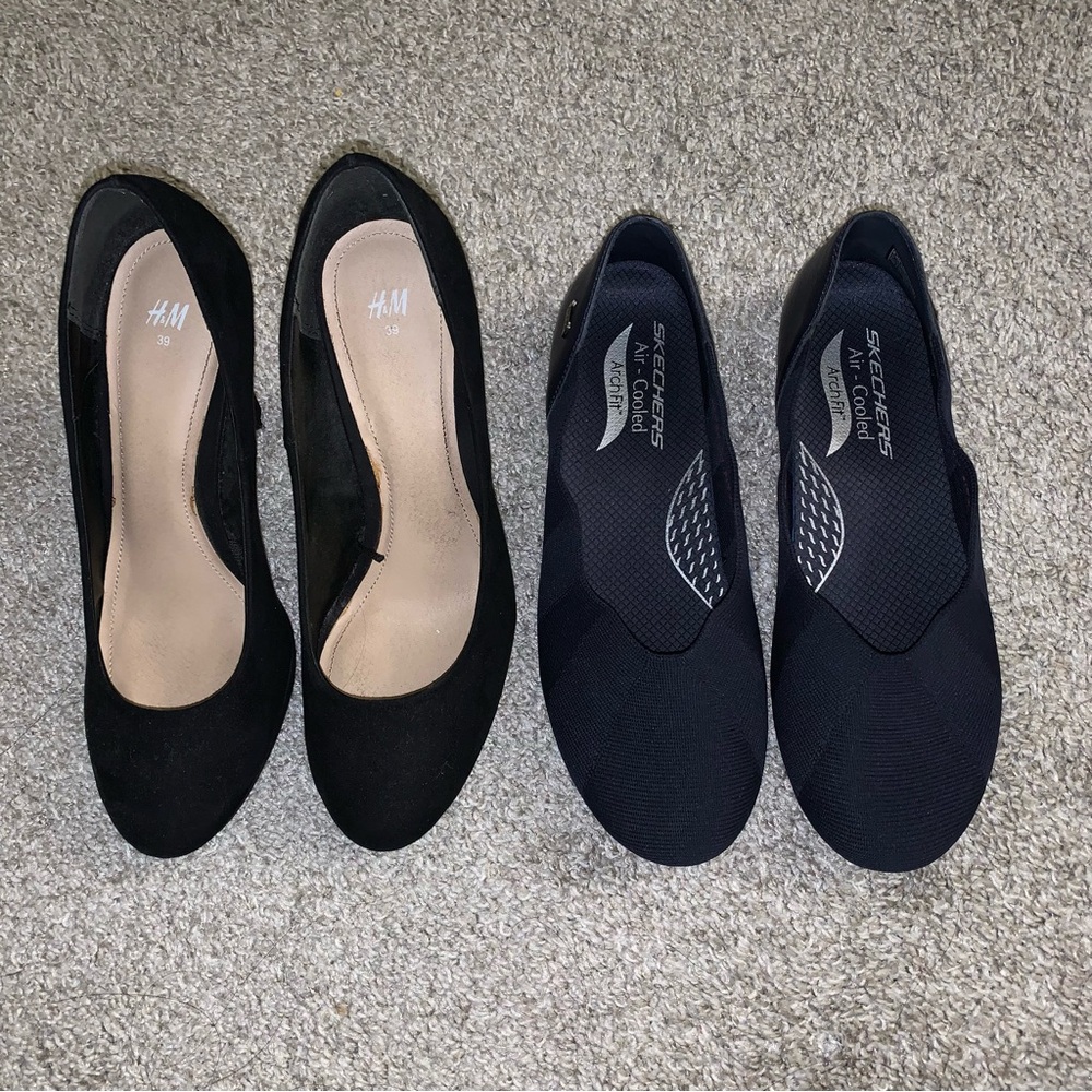 Bundle womens heel and flats size 8/8.5
